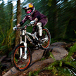 Jill getting her very first run on the new TR450.