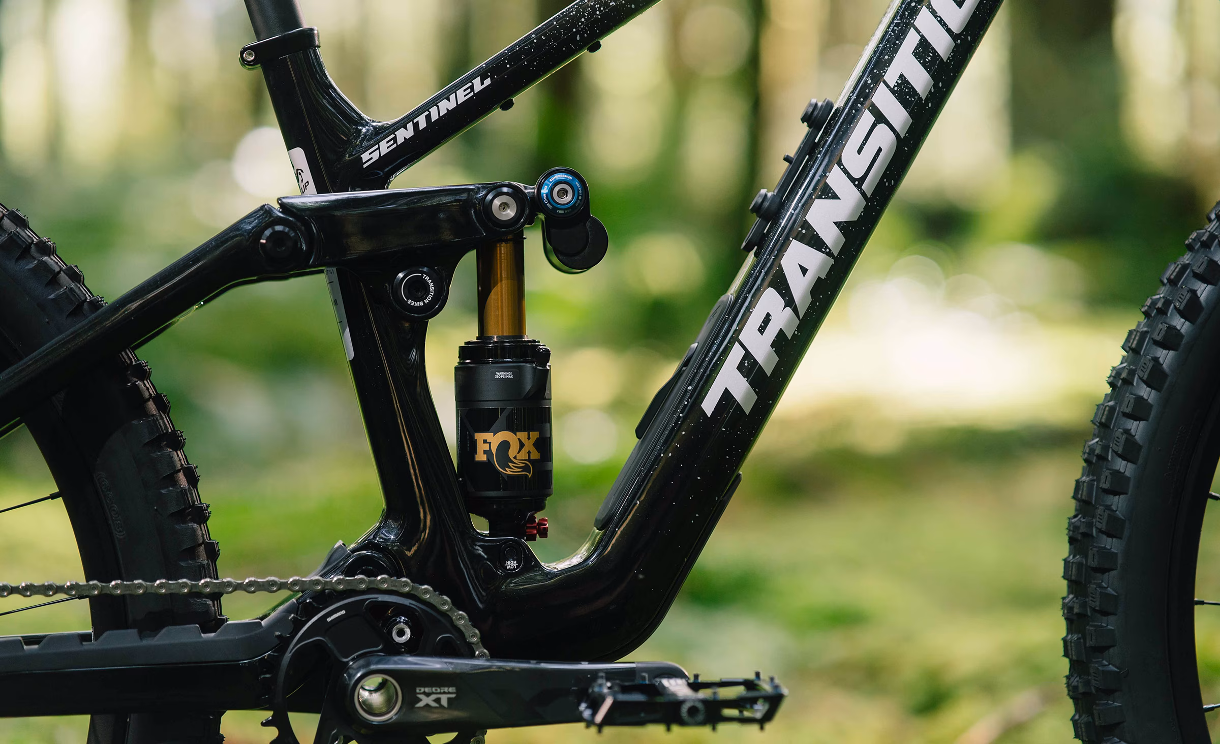 Sentinel Carbon Silver Mist Drivetrain