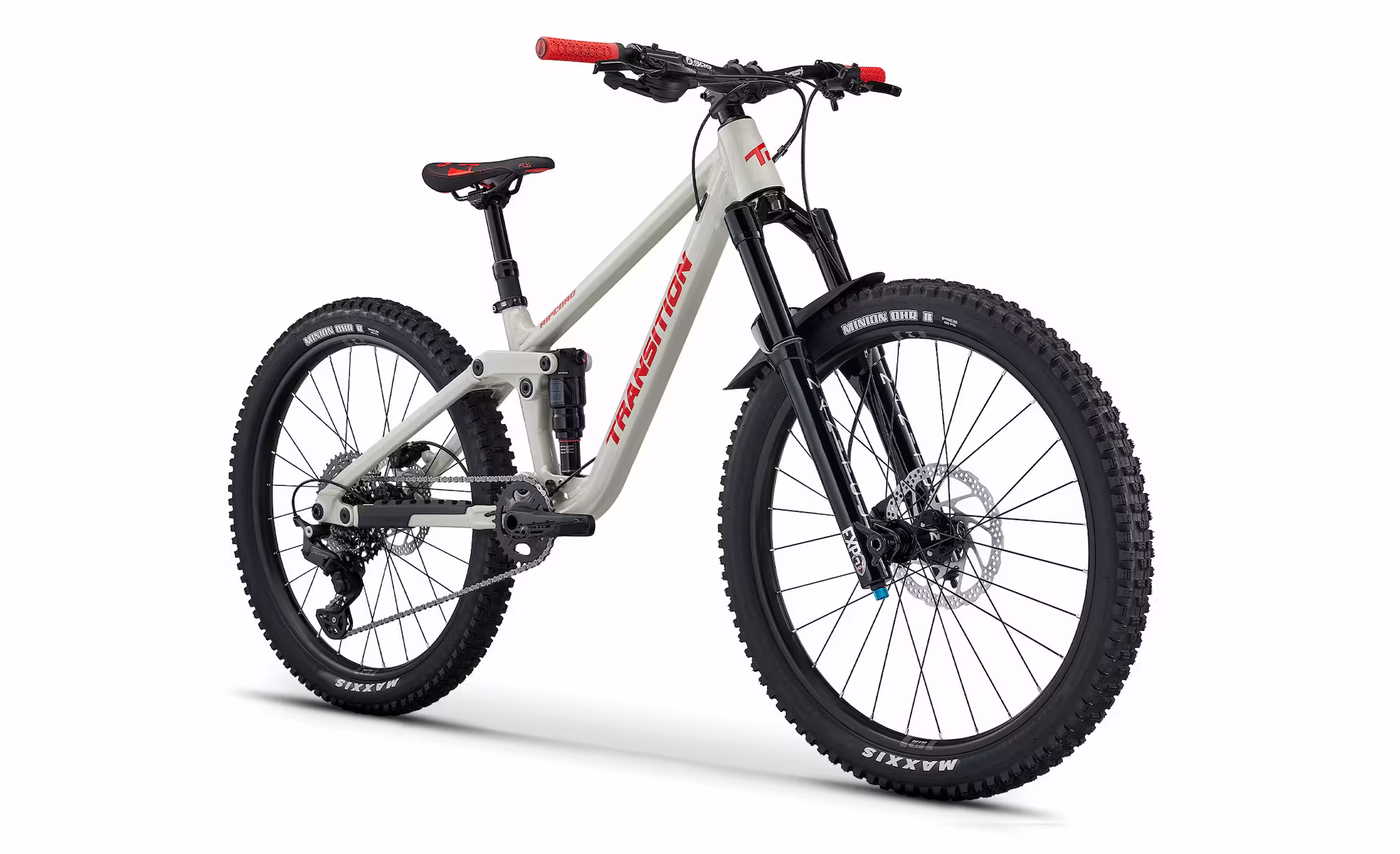 Ripcord Glacier White and Red Complete Angle