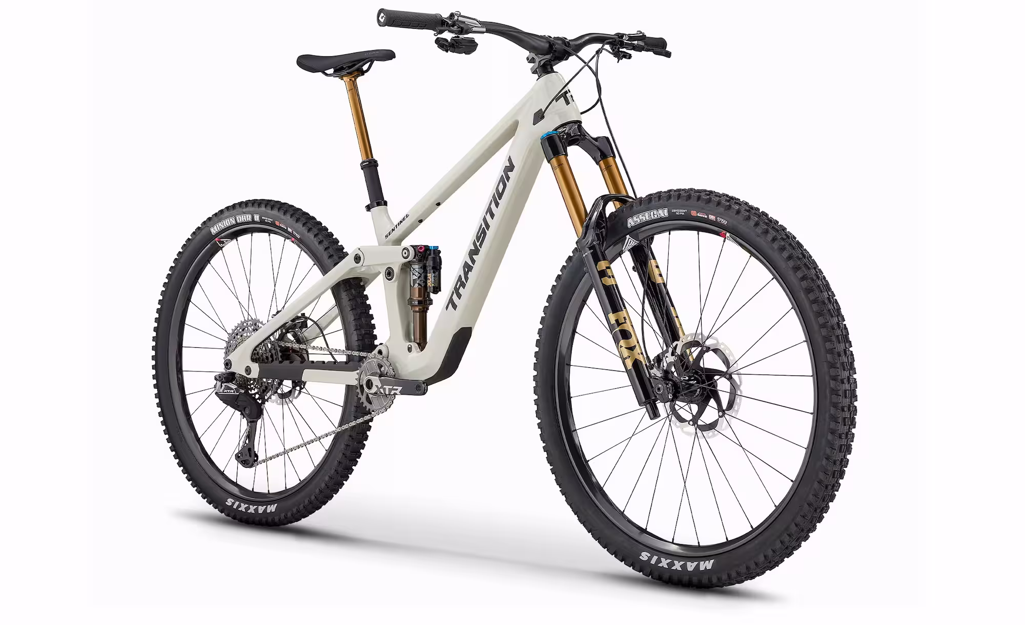 Sentinel Carbon Glacier White XTR Complete Angle