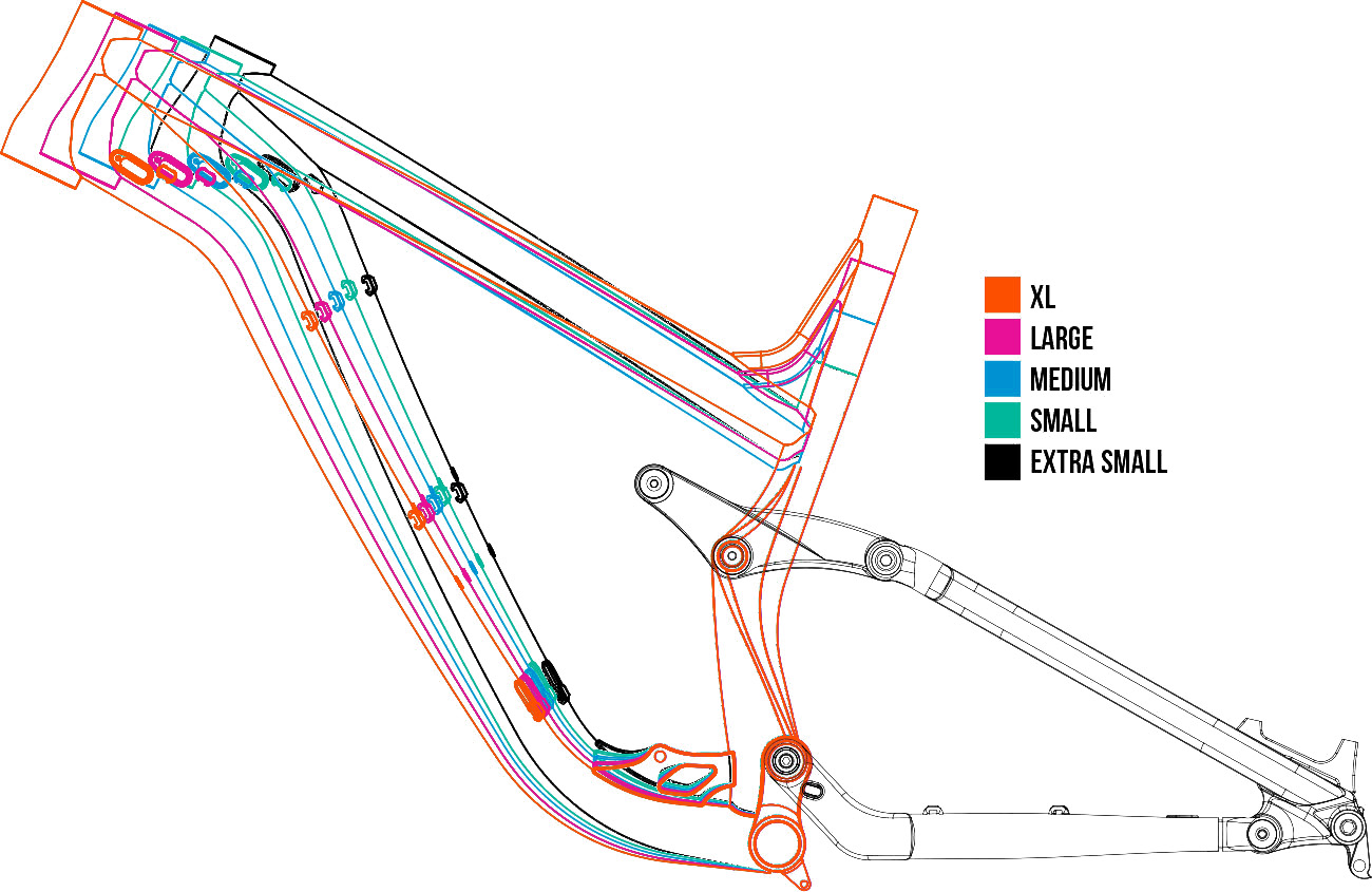 29er Mountain Bike Frame Size Chart