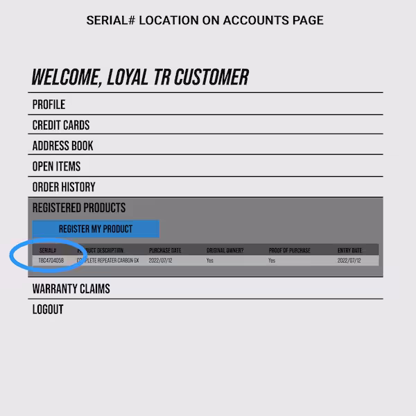 Serial Number Example 3